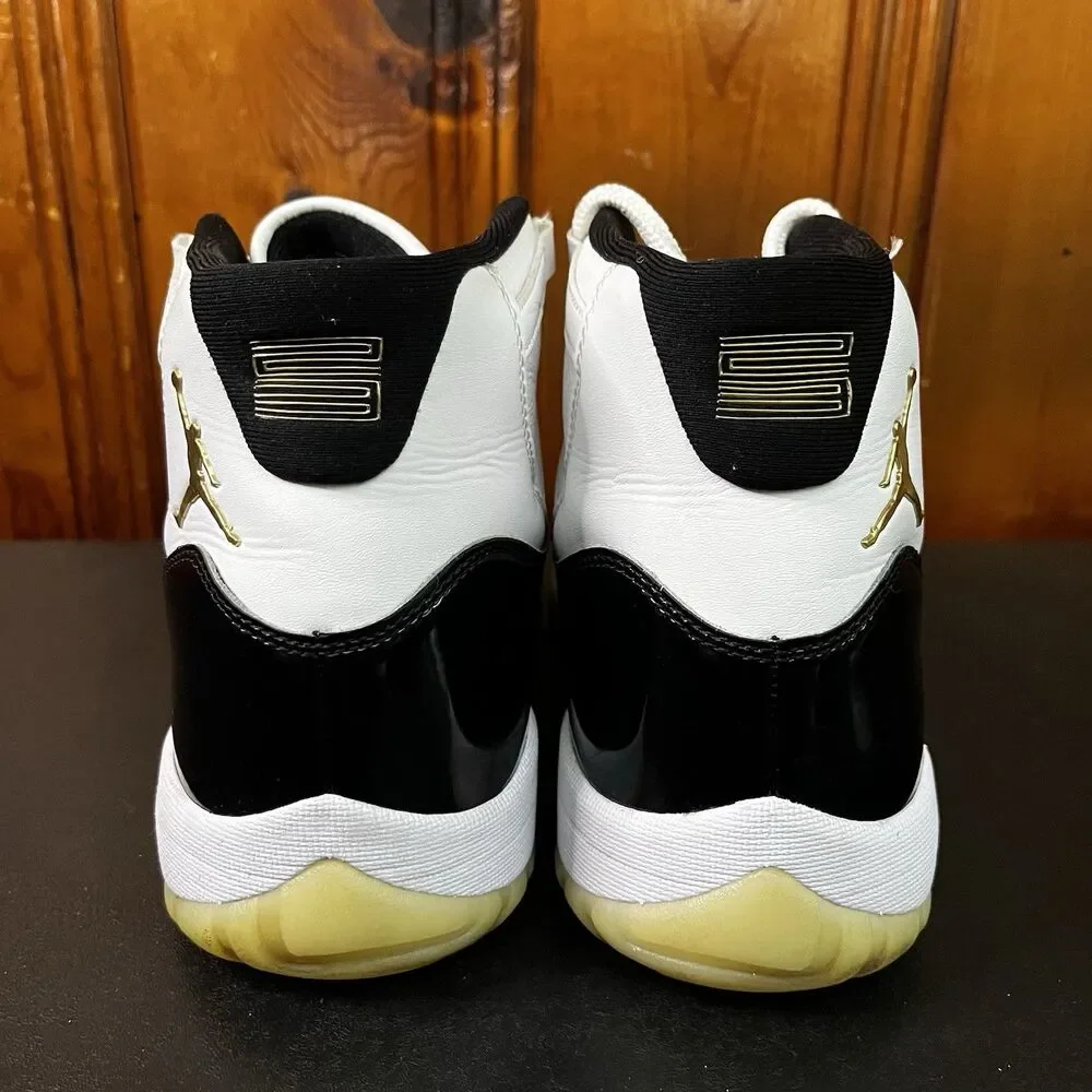 Jordan 11 DMP Gratitude Retro 2023 Size 11 Men CT8012-170 Black/White /Gold